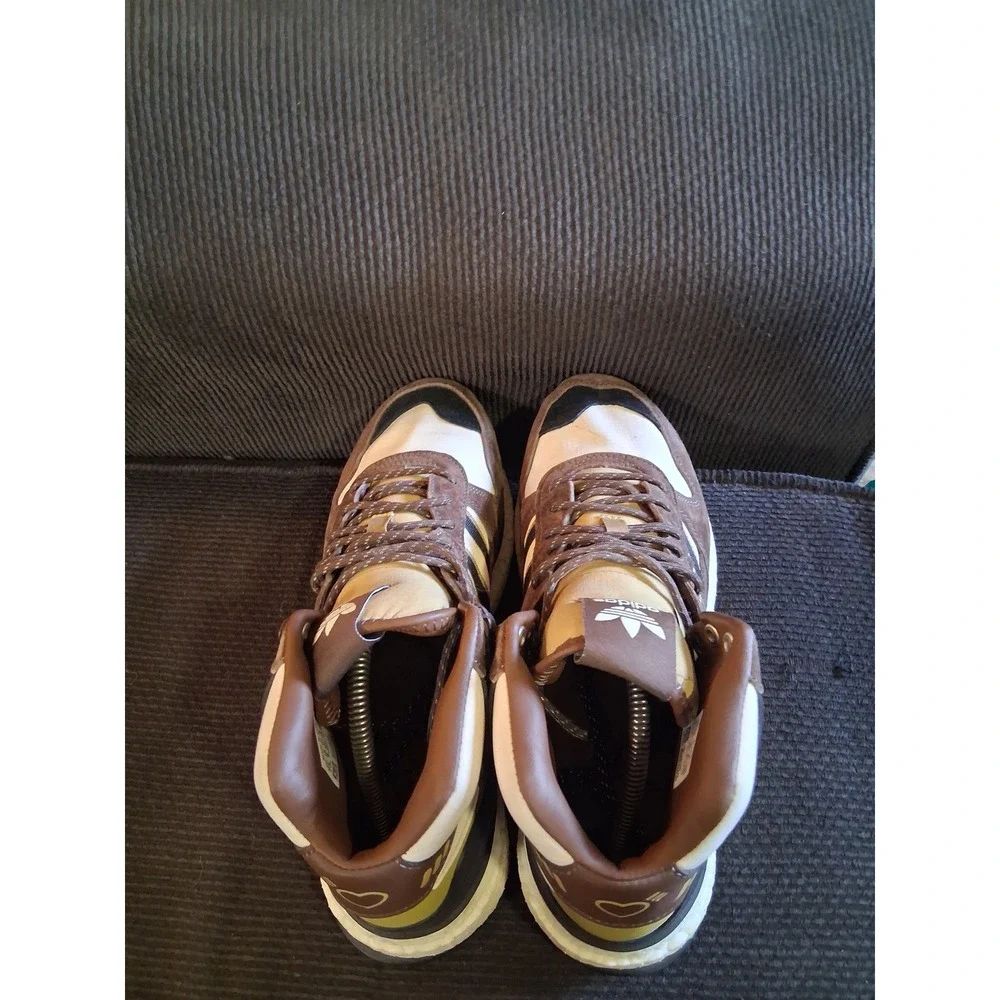 Adidas Human Made Marathon Free Hiker Brown Tan Sneakers FY9148 Mens 9.5